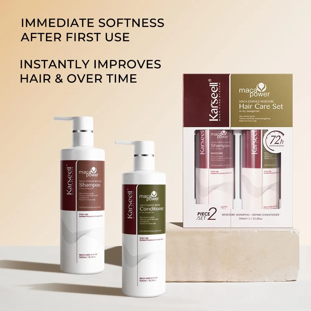 Karseell Collagen Hair Treatment Repair Conditioning, Shampoo and Conditioner Set