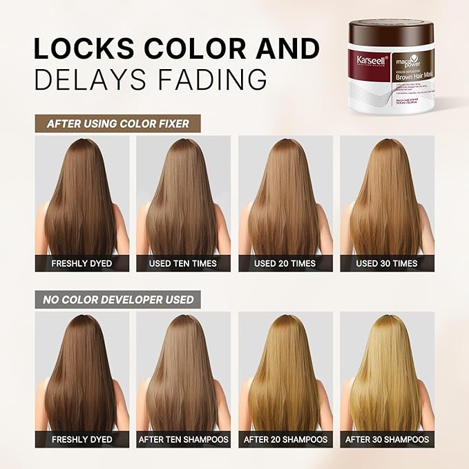 Karseell Hair Color Depositing Mask 9 karseell official store | Produtos Premium para o cuidado do cabelo para um cabelo bonito e saudável Karseell Máscara de depósito da cor do cabelo