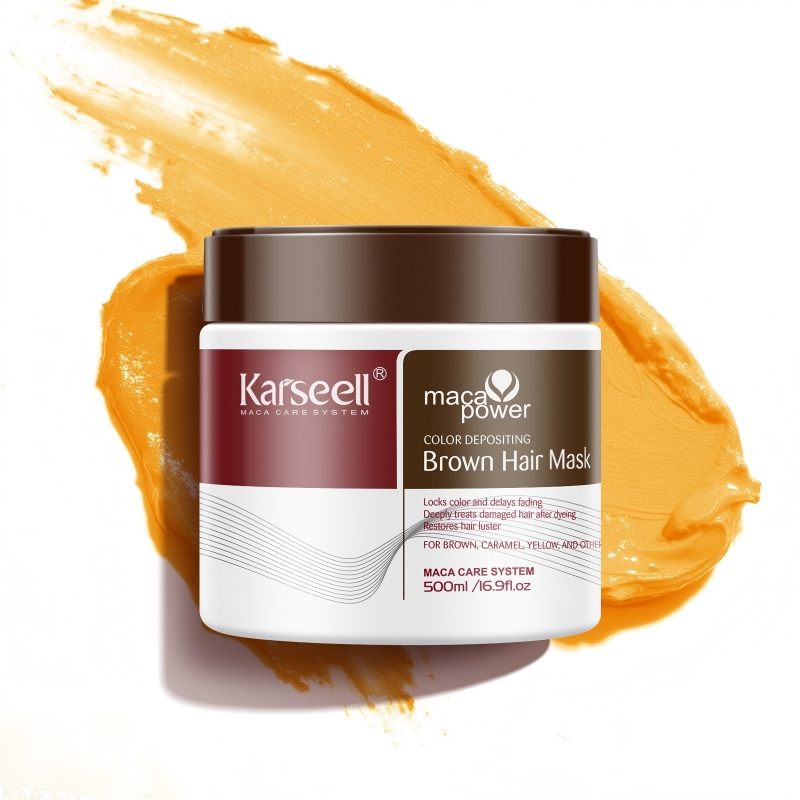 karsell brown hair mask karseell official store | Produtos Premium para o cuidado do cabelo para um cabelo bonito e saudável Karseell Color Depositing Brown Hair Mask Tratamento de deposição da cor do cabelo castanho foto do produto